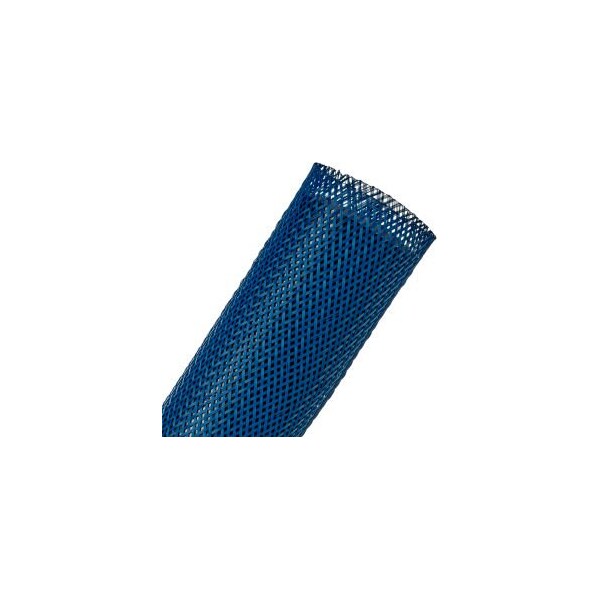 Techflex 2in Flexo PET General Purpose Sleeving Dia., 200', Blue